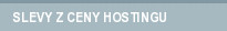 Slevy - webhosting